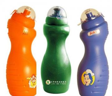 plastic sports water bottle