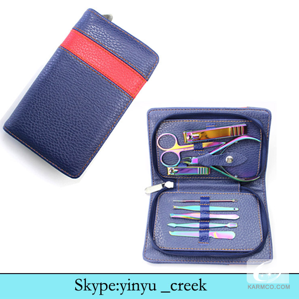 Promotional 9pcs stainless steel manicure set