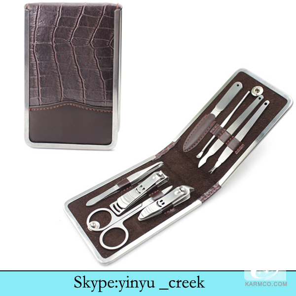 8pcs girls manicure set in high quality