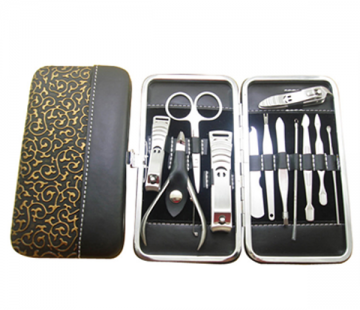  Stainless Steel Manicure Sets With PU Box