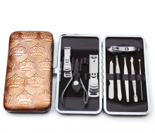 8pcs girls manicure set in high quality
