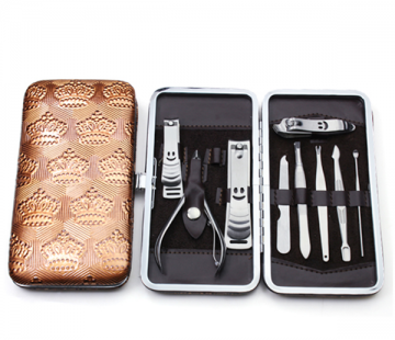 8pcs girls manicure set in high quality