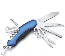 Pocket knife with swiss camping tool
